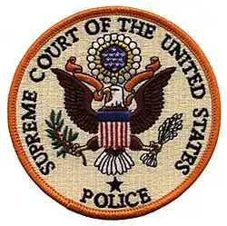 Patch of the Supreme Court of the United States Police