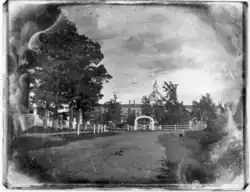 Photograph of the University of Vermont in 1845