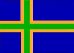 Unofficial Flag of Vendsyssel, Denmark