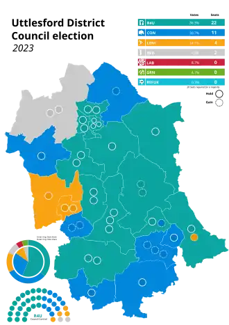 2023 results map