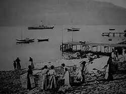 Dryfish work in Vágur 1907