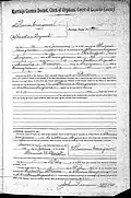 Thomas Murphy VC aka Thomas Cosgrove to Catherine (nee Lynch) marriage, 1 Feb 1886 Luzerne County, PA Marriage Record
