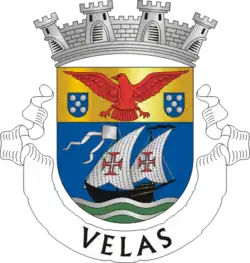Coat of arms of the town of Velas