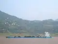A coal barge on the Yangtze