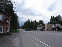 The village center seen from the south.