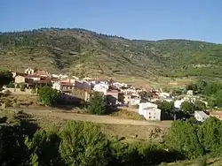 Panoramic view of Valdemeca(Small town).