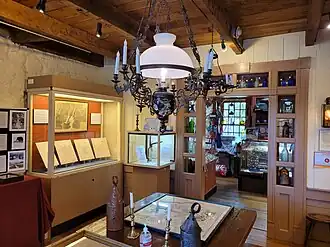 A 1st floor room of the Vander Ende–Onderdonk House, now used as museum space
