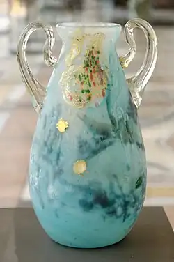 A vase commissioned by Élisabeth Greffulhe, inscribed with a quatrain by Robert de Montesquiou, her cousin.