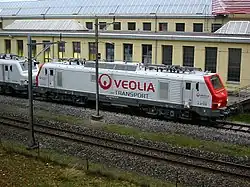 Veolia Transportation locomotive in Switzerland
