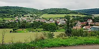 A general view of Verrey-sous-Salmaise