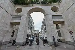 Building hosting the consulate-general in Milan