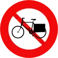 110b: No cargo bicycles