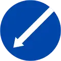 302b: Keep left