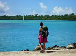 View from the wharf looking south.
