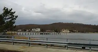 Navesink as seen from the Oceanic Bridge across the Navesink River in Monmouth County