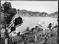 Ariki and Ilex anchored in the Whangamumu Harbour, Far North District in 1905