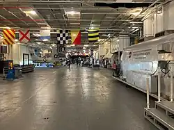 Forward hangar deck, 2022