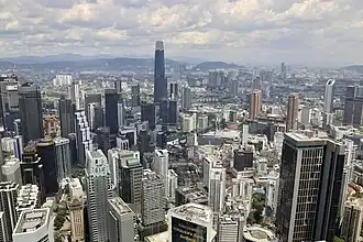 View from Kuala Lumpur Tower in 2023