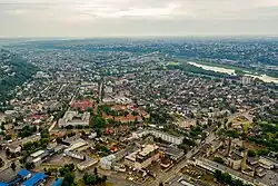 Bird's-eye view of Vilijampolė