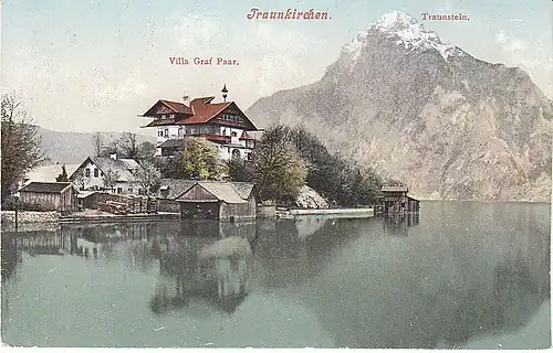 Villa of the Counts Paar in Traunkirchen (c. 1906)