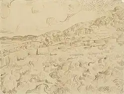 F1547 The Enclosed Wheatfield After a Storm, Van Gogh Museum