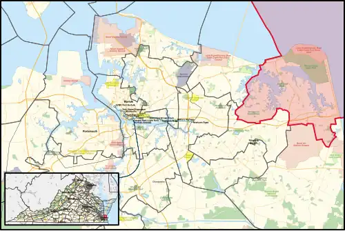 Map of the district