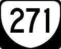State Route 271 marker