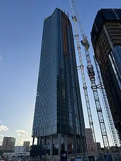 Tower 2 under construction in January 2025