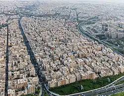 Aerial view of the Gisha neighbourhood