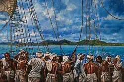 Mixed emotions and feelings are portrayed