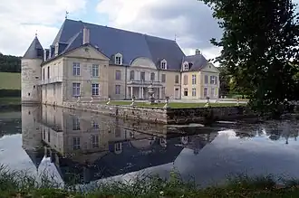 The chateau in Dinteville