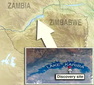Discovery&nbsp;site is located in Zimbabwe