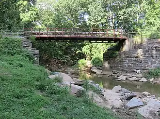 Bridge over Four Mile Run along WO&D Trail