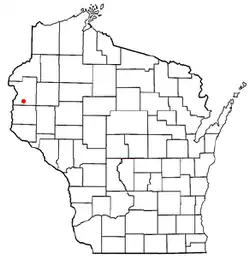 Location of Alden, Wisconsin