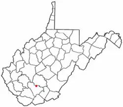 Location of Bradley, West Virginia