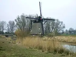 Poldermolen at Wadenoijen