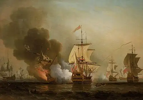 Wager's Action off Cartagena by Samuel Scott, c.1747