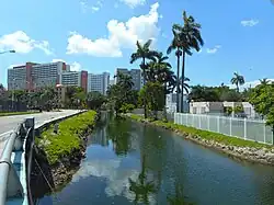 View of Wagner Creek named after William Wagner (NW 16th Street Bridge near 14th Avenue)