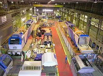 Locomotive production at Wagon Pars