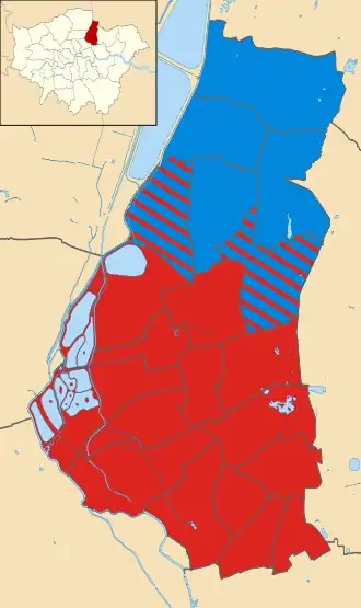 Waltham Forest 2014 results map