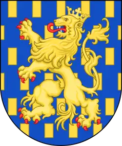 Walramian Nassau arms with crowned lion