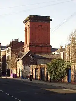 A tunnel ventilation shaft on Blackburne Place