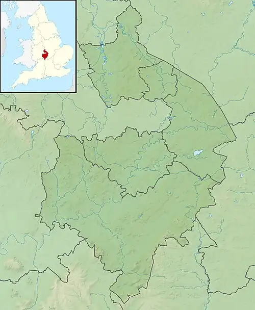 Finham Brook is located in Warwickshire