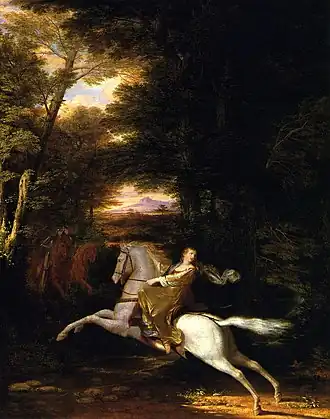 The Flight of Florimell, by Allston, 1819