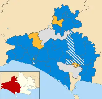 2011 results map