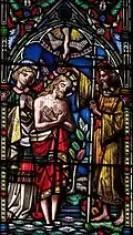 Nave west window (Baptism of Christ)