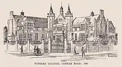 Western College, Bristol, 1906