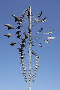Lyman Whitaker, The Twister Star Huge, a whirligig sculpture