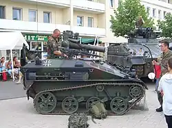 A BGM-71 TOW-armed Wiesel AWC of the German Army