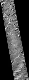 East side of Galle crater, as seen by CTX camera (on MRO).